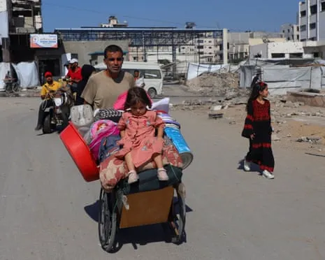 Escaping away from Peril to Death: Gaza Civilians Grapple with Dire Choice